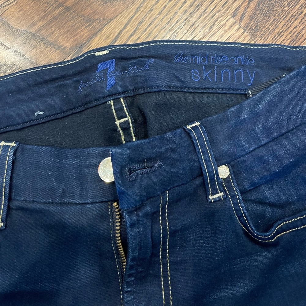 7 For All Mankind midrise skinny